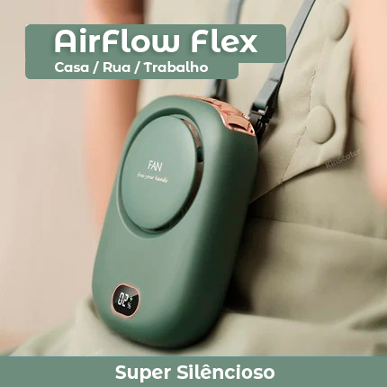 AirFlow Flex – Ventilador Portátil 3 em 1